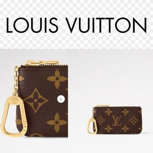 Louis Vuitton Monogram Brown and Gold Key Holder